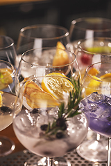 Image showing Gin tonic long drink