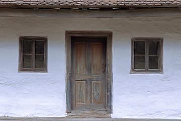 Image showing facade of old romanian traditional house