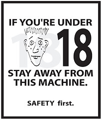 Image showing safety poster