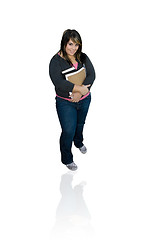 Image showing Student With Clipping Path