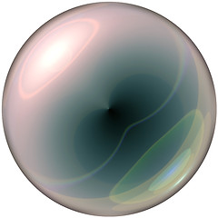 Image showing clear glass sphere