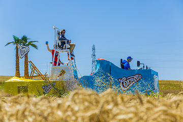 Image showing Cornetto Vehicle - Tour de France 2016