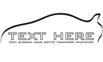 Image showing Sportscar Outline Logo