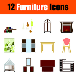 Image showing Furniture Icon Set