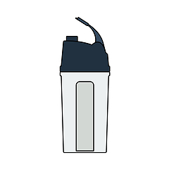 Image showing Icon Of Fitness Bottle