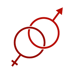 Image showing Man Female Symbol Icon