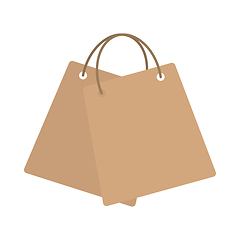 Image showing Two Shopping Bags Icon