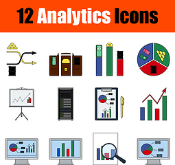 Image showing Analytics Icon Set