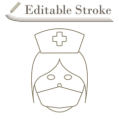 Image showing Nurse Head Icon