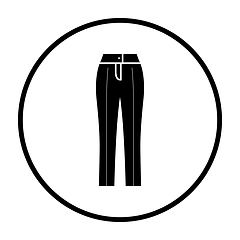 Image showing Business Woman Trousers Icon