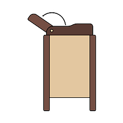 Image showing Baby Swaddle Table Icon