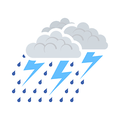 Image showing Thunderstorm Icon