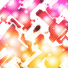 Image showing Funky Halftone