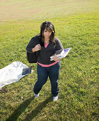 Image showing Student On Campus