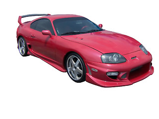 Image showing Red Hot Sports Car