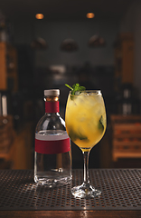 Image showing Fresh lemon cocktail