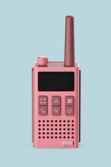 Image showing Pink walkie talkie