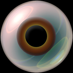 Image showing 3d eyeball