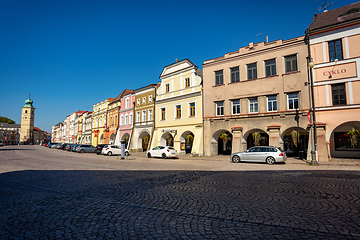 Image showing Smetana Square or picturesque Smetanovo namesti. Litomysl, Czech Republic