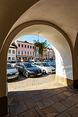 Image showing Smetana Square or picturesque Smetanovo namesti. Litomysl, Czech Republic