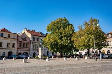 Image showing Smetana Square or picturesque Smetanovo namesti. Litomysl, Czech Republic