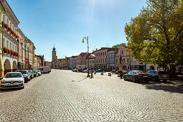 Image showing Smetana Square or picturesque Smetanovo namesti. Litomysl, Czech Republic