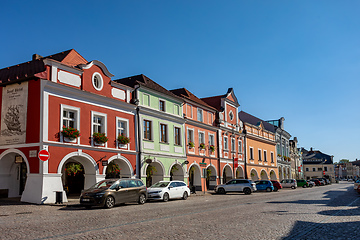 Image showing Smetana Square or picturesque Smetanovo namesti. Litomysl, Czech Republic