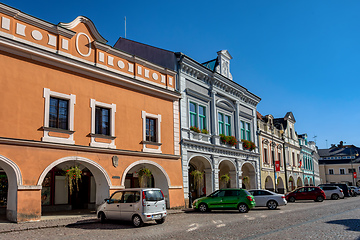 Image showing Smetana Square or picturesque Smetanovo namesti. Litomysl, Czech Republic