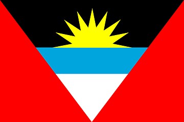 Image showing Antigua And Barbuda Flag