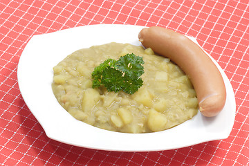 Image showing Pea soup