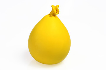 Image showing Yellow kneating ballon