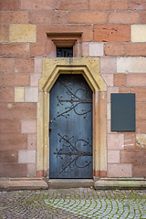 Image showing historic door