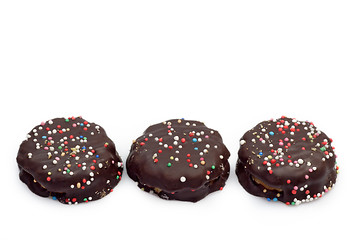 Image showing Three cookies