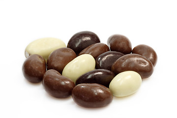 Image showing Chocolate almopnds