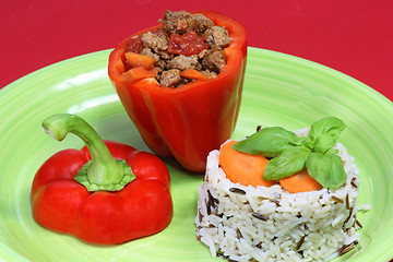 Image showing Stuffed paprica