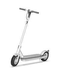 Image showing White electric scooter