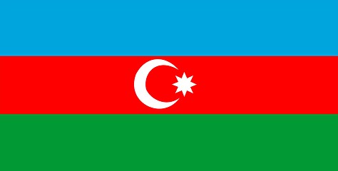 Image showing Azerbaijan Flag