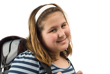 Image showing Closeup School Kid