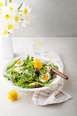 Image showing Dandelion salad