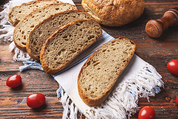 Image showing Artisan sliced toast bread