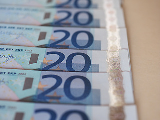 Image showing Euro (EUR) notes, European Union (EU)