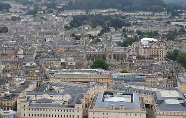 Image showing Aerial view of Bath