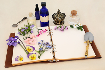 Image showing Naturopathic Herbal Medicine Preparation for Flower Essences