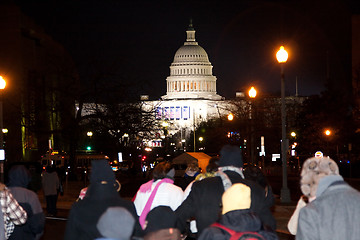 Image showing US Capitol at Inauguration