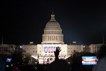 Image showing US Capitol at Inauguration