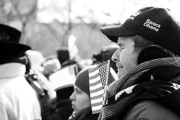 Image showing Emotions at the Inauguration