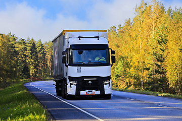 Image showing Renault Trucks T Trucking in the Morning