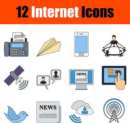 Image showing Internet Icon Set