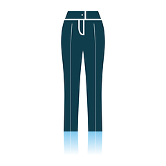 Image showing Business Woman Trousers Icon