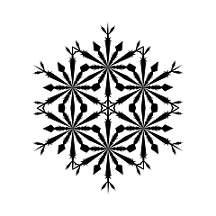 Image showing Snowflake Icon